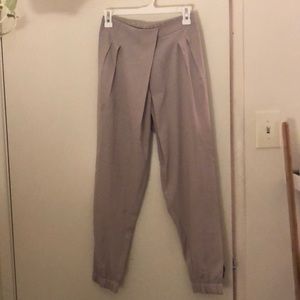 Topshop front pleat pants